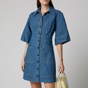 Piper Denim Mini Short Dress